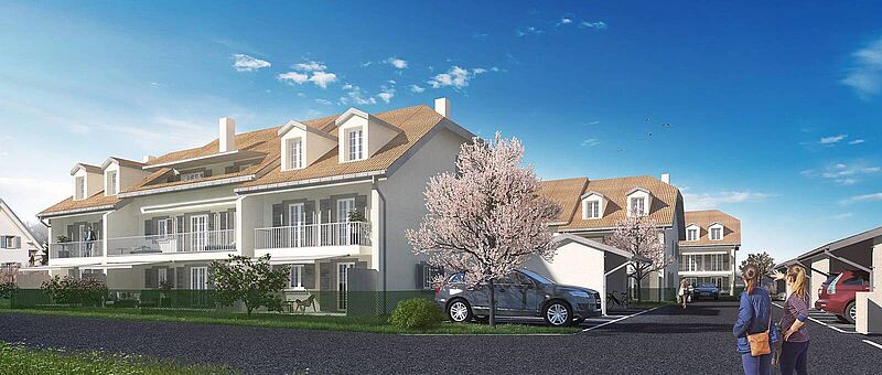 Réalisation de 3 bâtiment résidentiels à Posieux - 14 logements Réalisation de 3 bâtiment résidentiels à Posieux - 14 logements